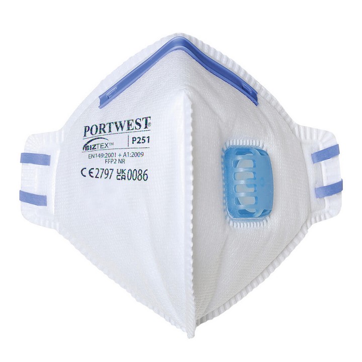 Portwest - P251 - Masque pliable FFP2 avec valve - portwest